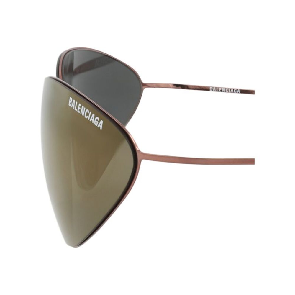 Balenciaga Cat Eye-Frame Titanium Sunglasses Brown Unisex-Adult - Picture 4 of 6